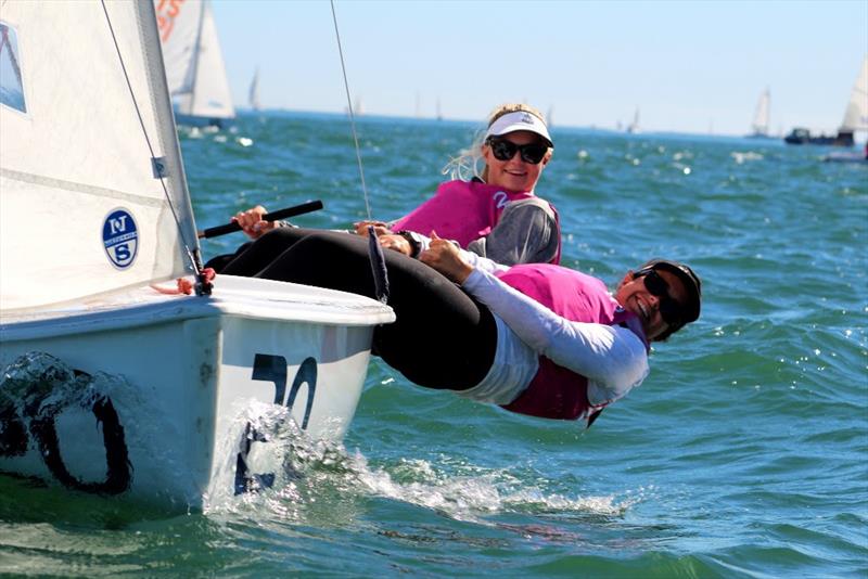 2017 PCISA/ISSA Girls National High School Invitational Regatta photo copyright Maru Urban taken at San Diego Yacht Club and featuring the Flying Junior class