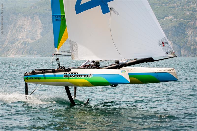 Foiling Week Garda photo copyright Martina Orsini taken at  and featuring the Flying Phantom class