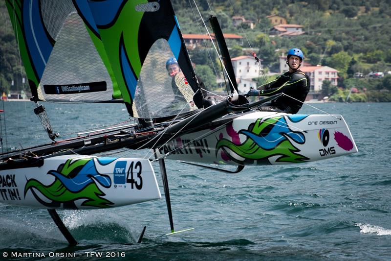 Foiling Week 2016 on Lake Garda photo copyright Martina Orsini taken at Fraglia Vela Malcesine and featuring the Flying Phantom class