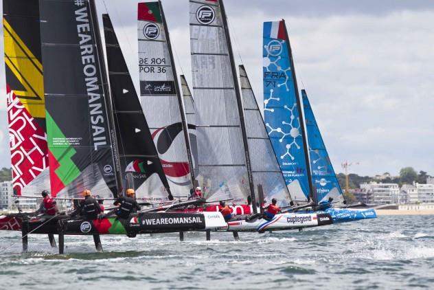 Foiling Bay day 2 photo copyright Emeline Roussel taken at Yacht Club de La Baule and featuring the Flying Phantom class