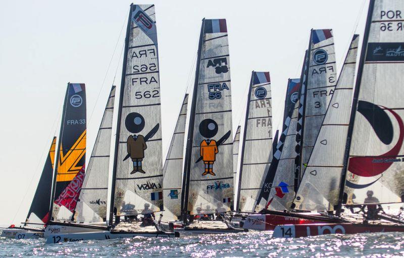 Baie de Quiberon- Flying Phantoms - Extreme Sailing Series 2018 photo copyright VR Sport taken at  and featuring the Flying Phantom class