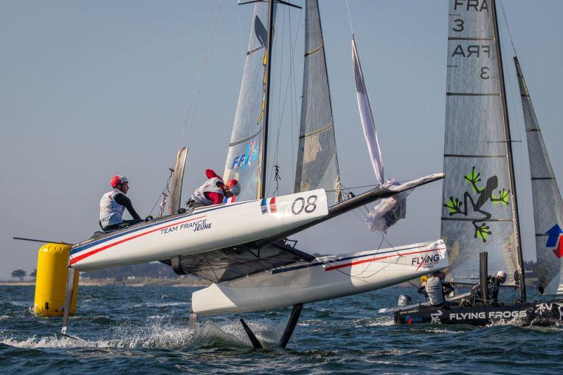 Extreme Sailing Series Baie de Quiberon 2018 - Flying Phantoms photo copyright VR Sport Media taken at  and featuring the Flying Phantom class