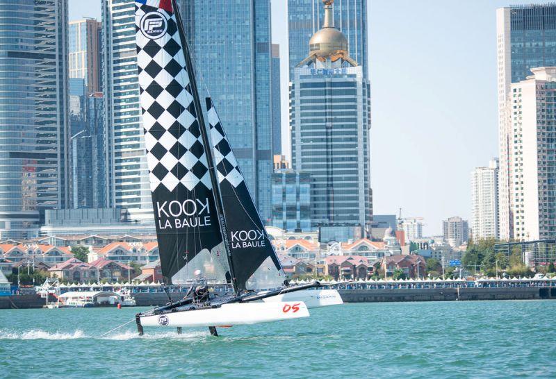 Day two - Team France Jeune - 2018 Qingdao Mazarin Cup powered by Extreme Sailing Series™ photo copyright Patrick Condy taken at  and featuring the Flying Phantom class