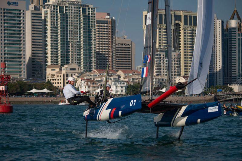 Day two - BIC Sport - 2018 Qingdao Mazarin Cup powered by Extreme Sailing Series™ photo copyright Patrick Condy taken at  and featuring the Flying Phantom class