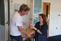 James Walters (Cidron Too) getting the Folkboat prize at the Central Solent Championship 2022 © Phil Horton