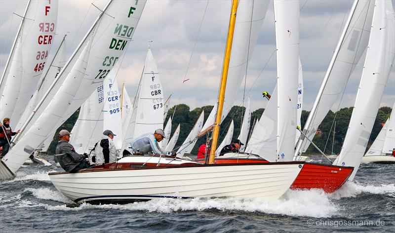 RDF & IDDM Folkboat Regatta Flensburg 2018 photo copyright Chris Gossman / www.chrisgossmann.de taken at Flensburger Segel-Club and featuring the Folkboat class