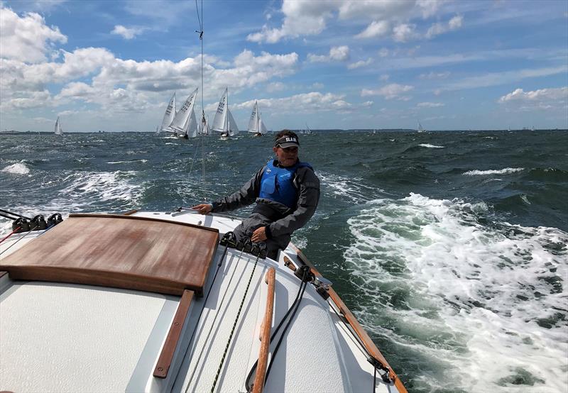 Folkboat fleet at Kieler Woche 2018 photo copyright Jamie Lea taken at Kieler Yacht Club and featuring the Folkboat class