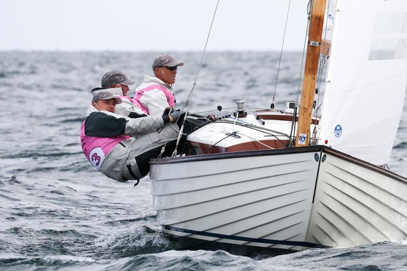 Helmsman Ulf Kipcke from Kieler Yacht-Club and his team of “Ylva” are aiming for their third Gold Cup victory photo copyright Kieler Woche / ChristianBeeck.de taken at Kieler Yacht Club and featuring the Folkboat class