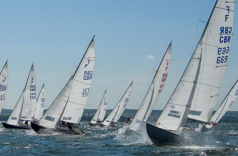 Folkboat Racing in the Solent - photo © Jake Sugden