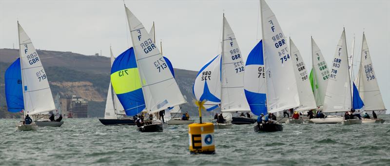Folkboat Week 2025 photo copyright Andrea Kozak taken at Royal Solent Yacht Club and featuring the Folkboat class