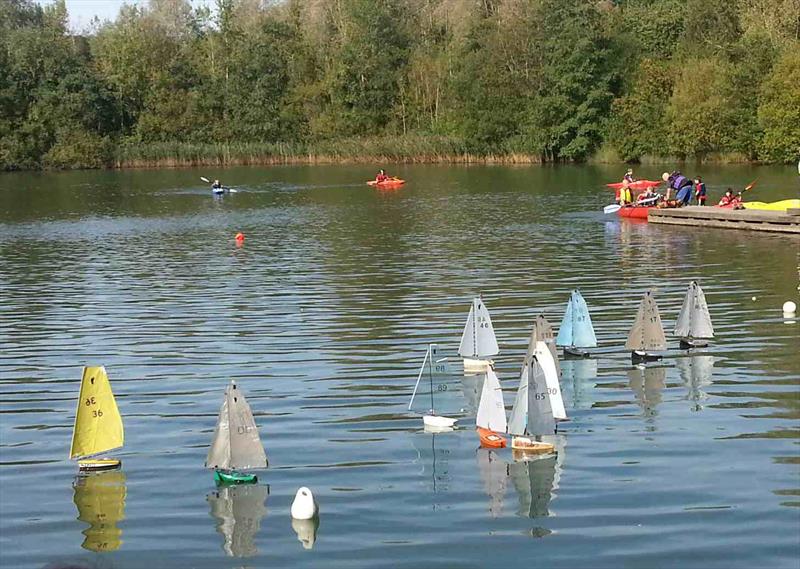 2014 Cadenhead Trophy for Footys at Southwater Lake photo copyright Roger Stollery taken at Southwater Dabblers Model Boat Club and featuring the Footy class