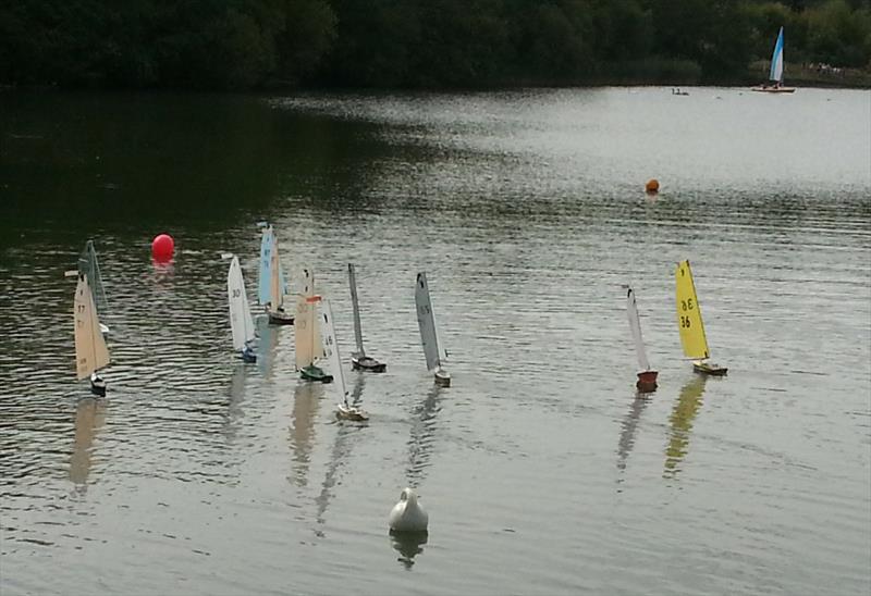 2014 Cadenhead Trophy for Footys at Southwater Lake photo copyright Peter Henderson taken at Southwater Dabblers Model Boat Club and featuring the Footy class