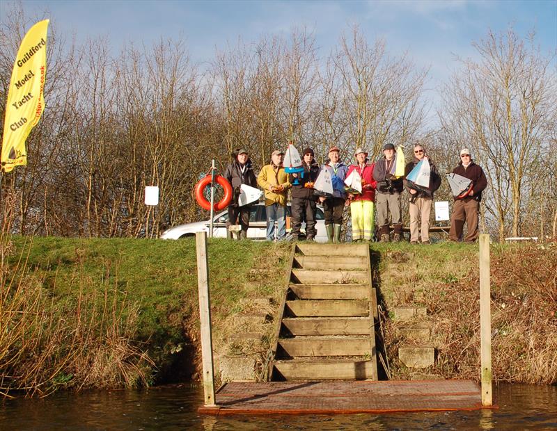 Fred's Big Toephy event for Footys at Guildford photo copyright Roger Stollery taken at Guildford Model Yacht Club and featuring the Footy class