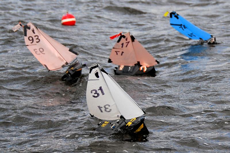 John Haine sailing his ICE (74) makes the best progress to windward - Footy National Championship at Frensham - photo © Roger Stollery