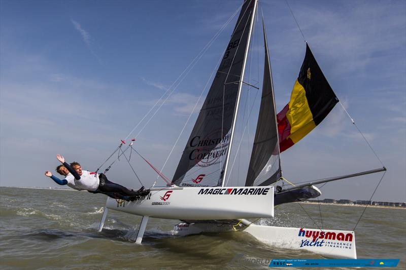 Henri Demesmaeker & Alec Bagué win the Formula 16 Worlds 2016 - photo © Jasper van Staveren