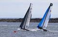 Cameron Wallace and Toby Collins leading Yannick and Sean Lemmonout in the Irish Sea Challenge - Victoria Pinkerton Irish Multihull Northern Championship at Ballyholme &copy; Colin Williams Photography