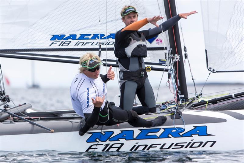 Day 1 of the F18 Worlds in Bangor - photo © Jasper van Staveren / www.sailshoot.com