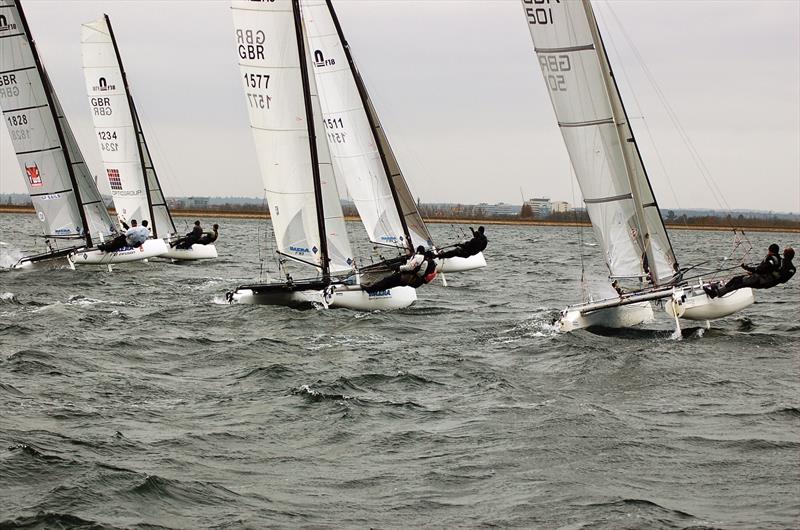 F18 TT at Datchet Water photo copyright Barry Peters taken at Datchet Water Sailing Club and featuring the Formula 18 class