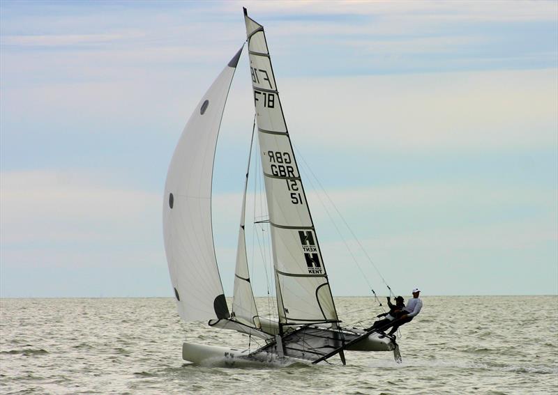 East Coast Piers Race 2015 photo copyright East Coast Piers Race taken at Marconi Sailing Club and featuring the Formula 18 class