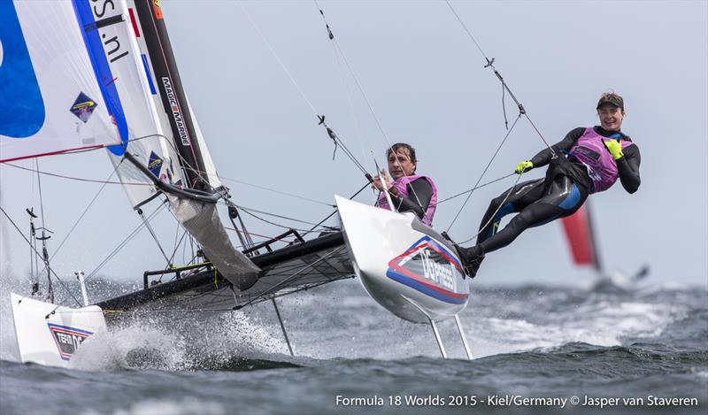 Formula 18 Worlds in Kiel day 4 - photo © Jasper van Staveren / www.sailshoot.com