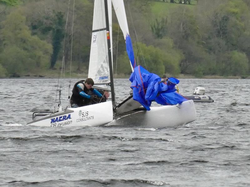 40th Bala Catamaran Open photo copyright John Hunter taken at Bala Sailing Club and featuring the Formula 18 class