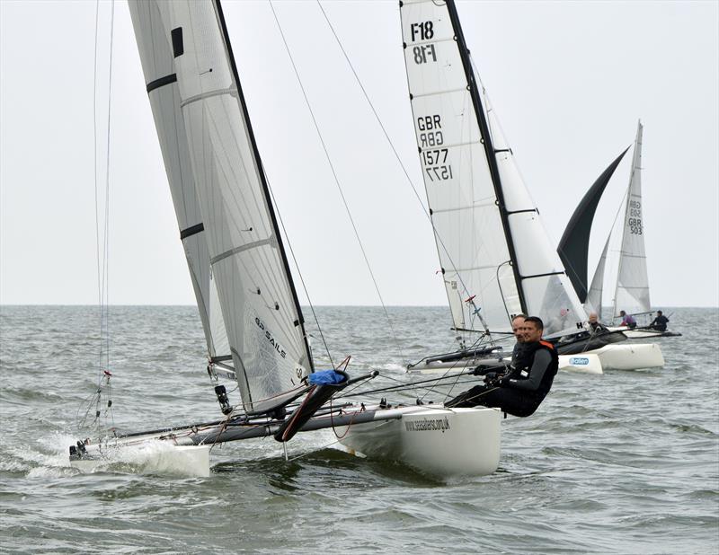 Whitstable Forts Race 2019  photo copyright Nick Champion / www.championmarinephotography.co.uk taken at Whitstable Yacht Club and featuring the Formula 18 class