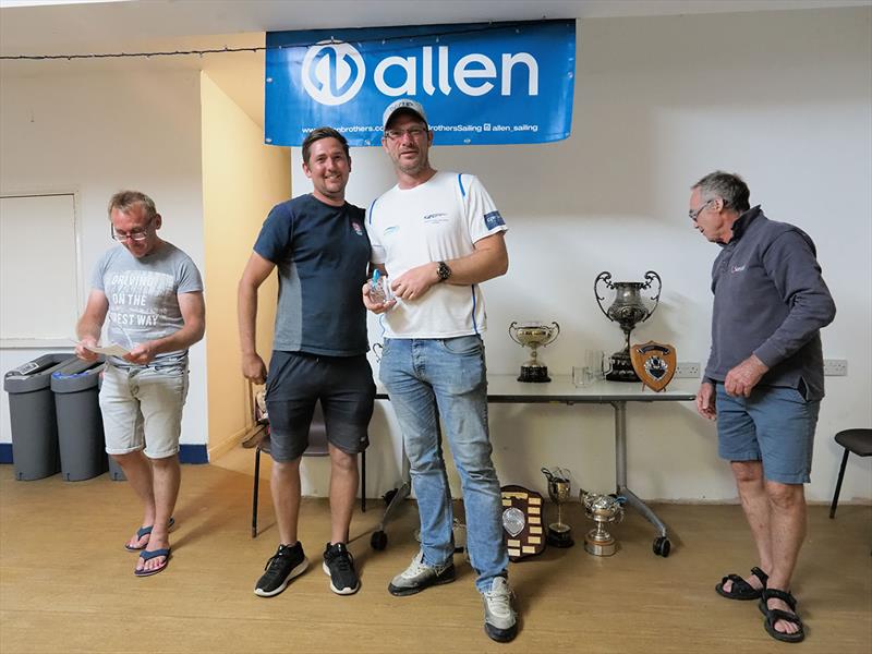 Tim Neal & Simon Farren win the IOS Round The Island Race photo copyright James Bell taken at Isle of Sheppey Sailing Club and featuring the Formula 18 class