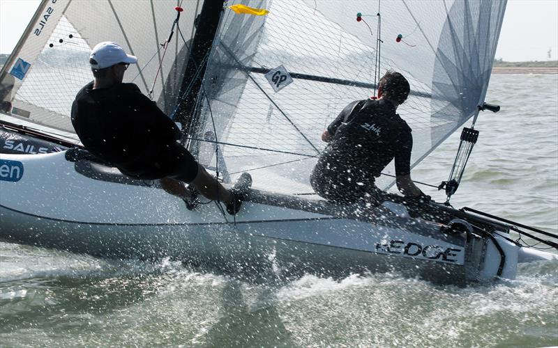 Isle of Sheppey Round the Island Race photo copyright Nick Champion / www.championmarinephotography.co.uk taken at Isle of Sheppey Sailing Club and featuring the Formula 18 class