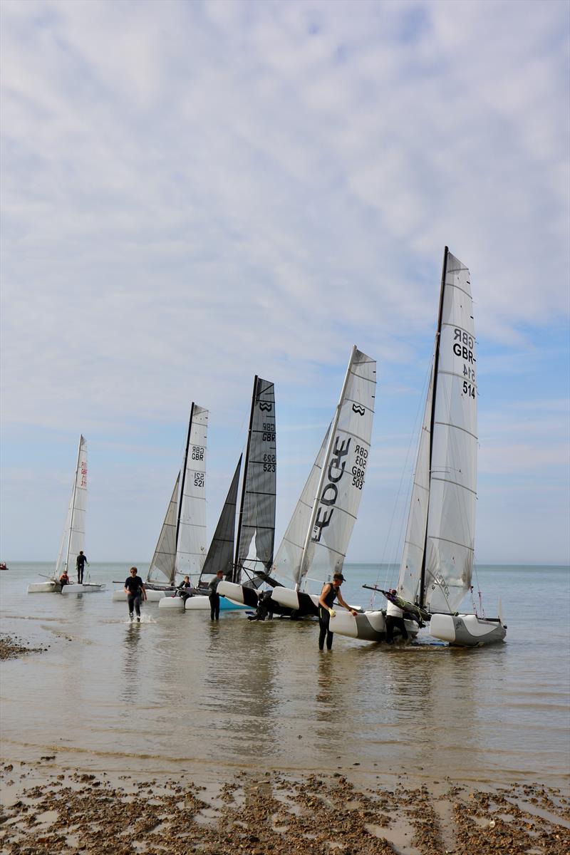 Tornado and Formula 18 UK Nationals at Whitstable photo copyright Nicky Whatley taken at Whitstable Yacht Club and featuring the Formula 18 class