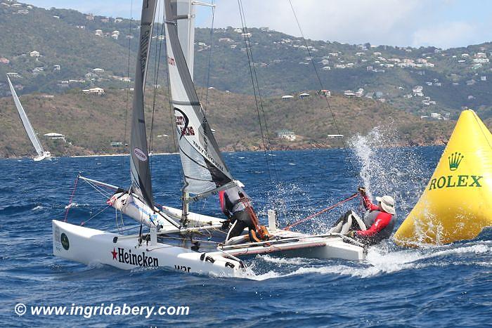 International Rolex Regatta day 1 photo copyright Ingrid Abery / www.ingridabery.com taken at St. Thomas Yacht Club and featuring the Formula 18 class