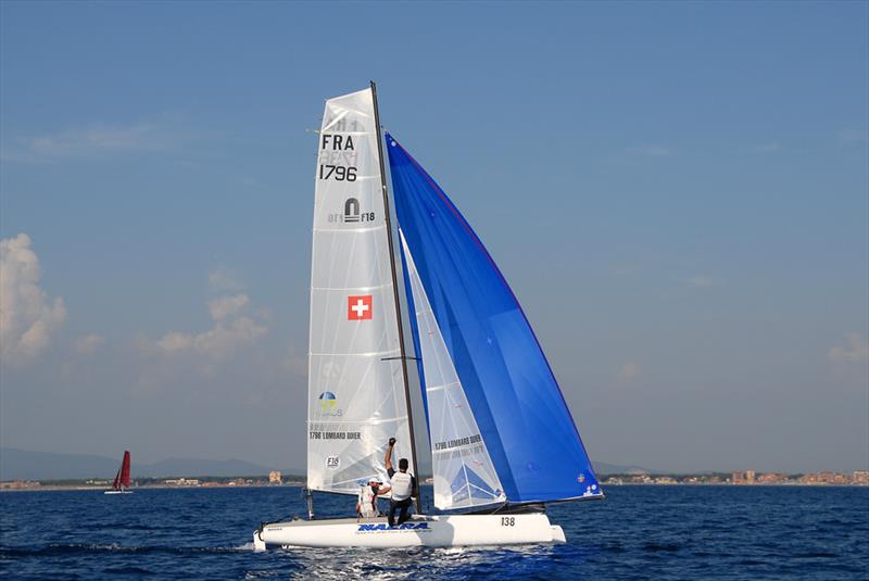 duo Billy Besson and Jeremie Lagarrigue win the Formula 18 World Championships photo copyright Fabrizio Gandini / CDVG / www.sailingandtravel.com taken at Compagnia della Vela Grosseto and featuring the Formula 18 class