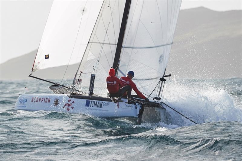 St. Barth Cata Cup photo copyright Michael Gramm taken at Saint Barth Yacht Club and featuring the Formula 18 class