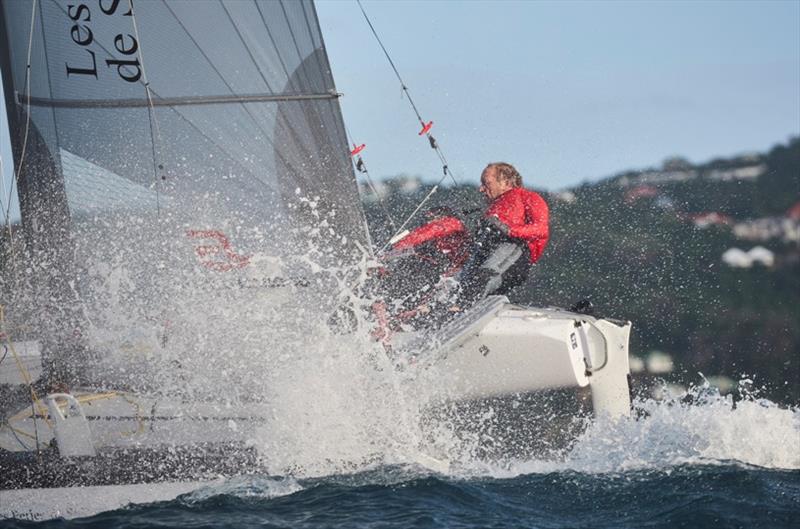 Patrick Demesmaeker and Olivier Gagliani photo copyright Michael Gramm taken at Saint Barth Yacht Club and featuring the Formula 18 class