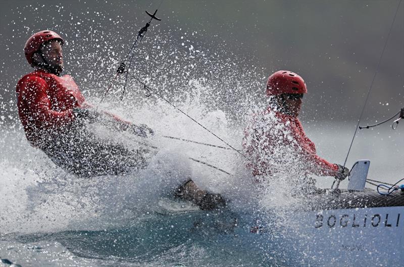 Day 1 - 11th St. Barth Cata Cup photo copyright Pascal Alemany taken at Saint Barth Yacht Club and featuring the Formula 18 class