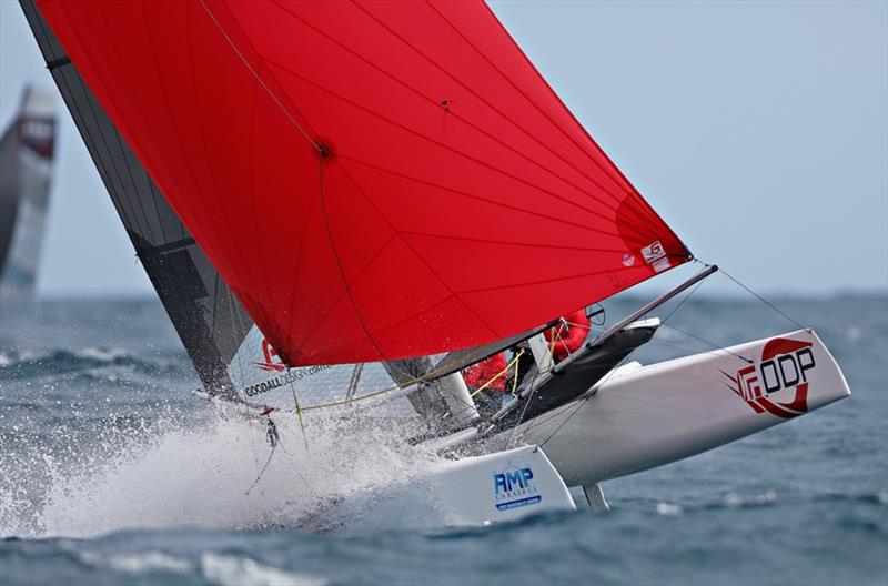 Day 1 - 11th St. Barth Cata Cup photo copyright Pascal Alemany taken at Saint Barth Yacht Club and featuring the Formula 18 class