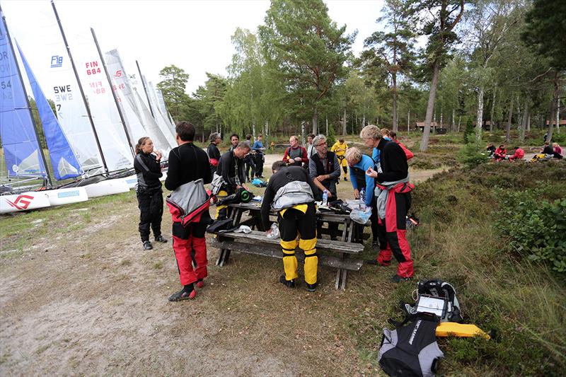 Stockholm Archipelago Raid 2019 photo copyright Malcolm Hanes taken at  and featuring the Formula 18 class