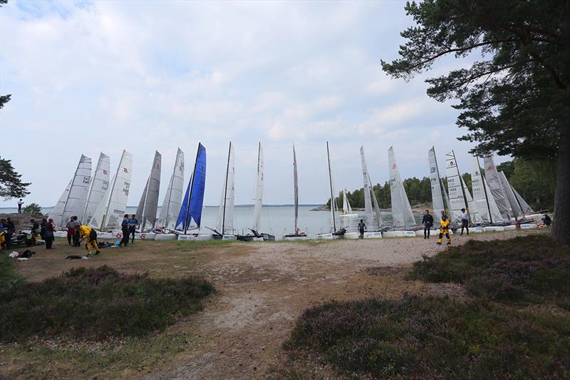 Stockholm Archipelago Raid 2019 photo copyright Malcolm Hanes taken at  and featuring the Formula 18 class