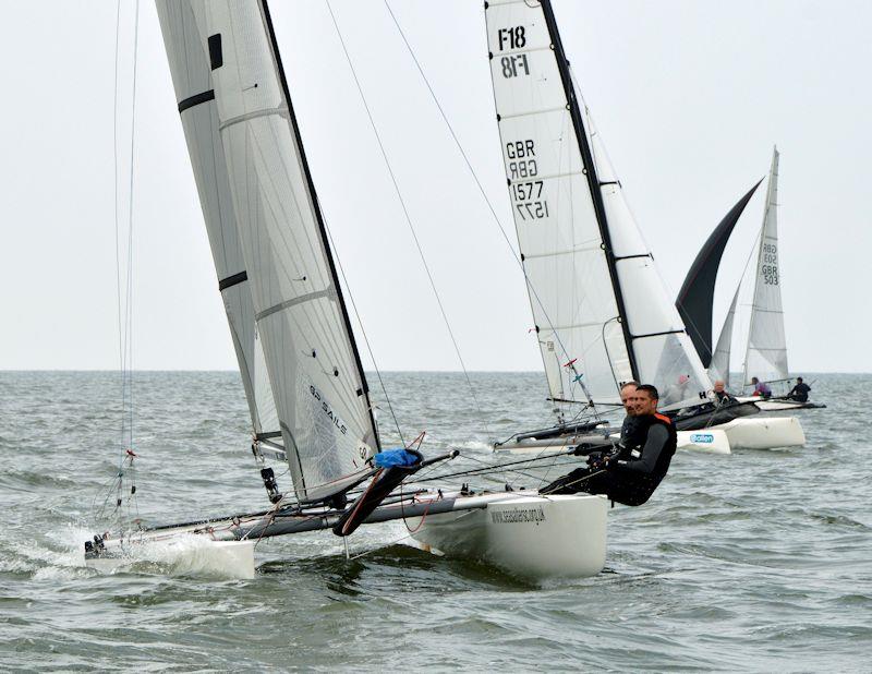 2019 Allen Endurance Series Round 1 - Whitstable Forts Race photo copyright Nick Champion / www.championmarinephotography.co.uk taken at Whitstable Yacht Club and featuring the Formula 18 class