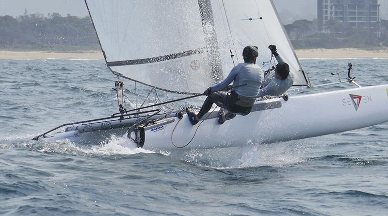 2019 Coffs Harbour Catamaran Classic  photo copyright Ian Humphries taken at Coffs Harbour Yacht Club and featuring the Formula 18 class