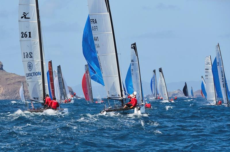 St. Barth Cata Cup 2018 photo copyright Michael Gram taken at Saint Barth Yacht Club and featuring the Formula 18 class