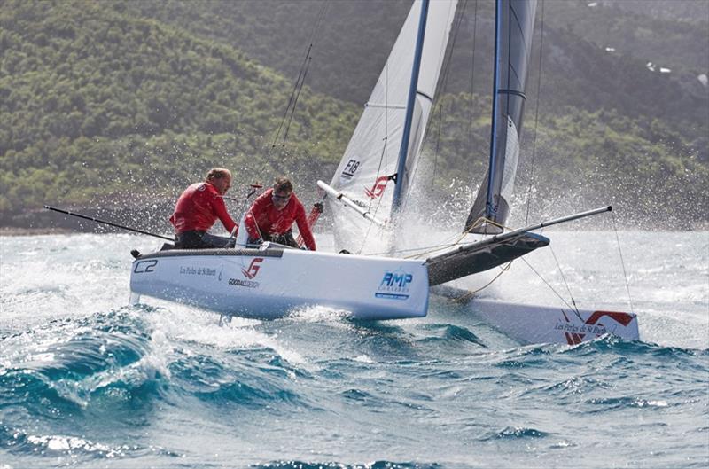Patrick Demesmaeker and Olivier Gagliani - St. Barth Cata Cup 2018 photo copyright Michael Gram taken at Saint Barth Yacht Club and featuring the Formula 18 class
