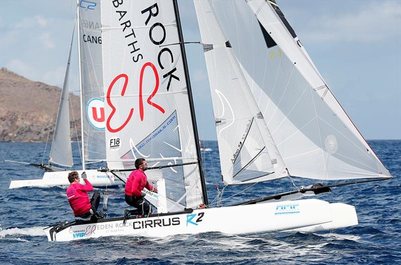 Benjamin Amiot and Gurvan Bontemps - St. Barth Cata Cup 2017 photo copyright Pierrick Contin taken at Saint Barth Yacht Club and featuring the Formula 18 class