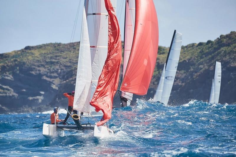 St. Barth Cata-Cup - Day 3 photo copyright Michael Gramm taken at  and featuring the Formula 18 class