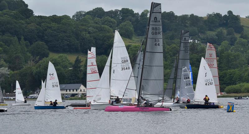 Bala Massacre photo copyright John Hunter taken at Bala Sailing Club and featuring the Formula 18 class