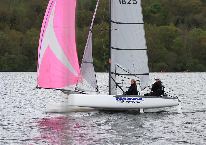 Bala Catamaran Open 2023 photo copyright John Hunter taken at Bala Sailing Club and featuring the Formula 18 class