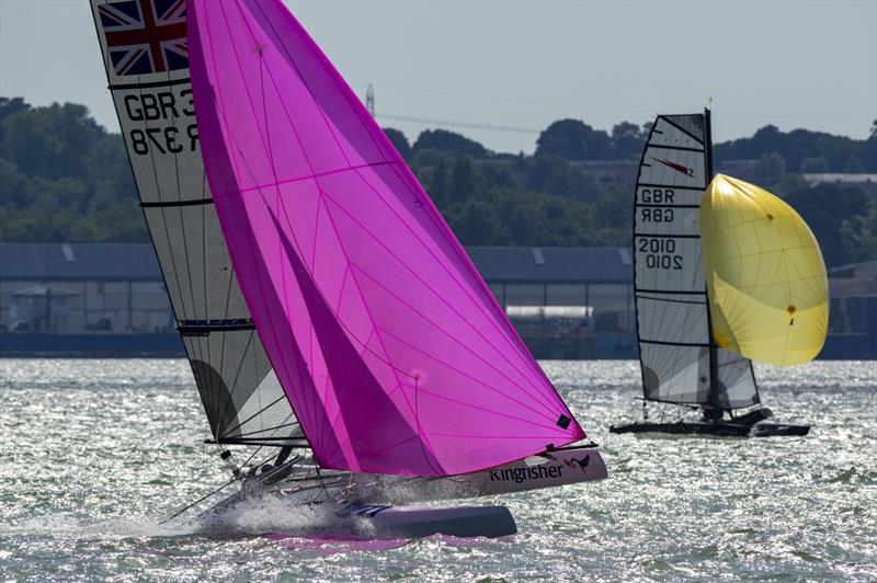2025 Weston Sailing Club Catamaran Open photo copyright James Willmott taken at Weston Sailing Club and featuring the Formula 18 class