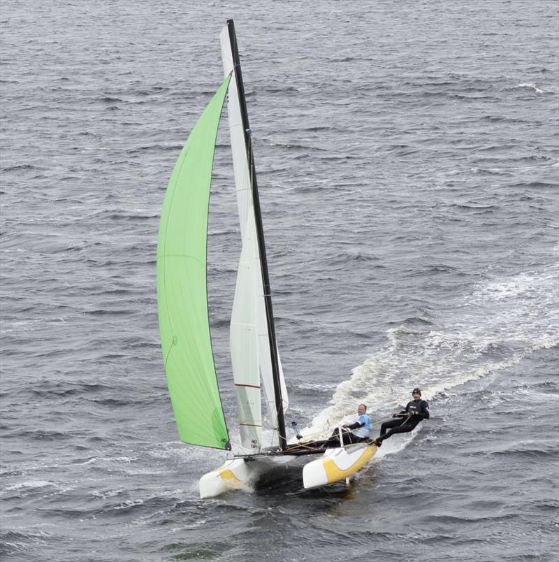 Division A winners Brett and Max photo copyright SailsOnSwan taken at Nedlands Yacht Club and featuring the Formula 18 class