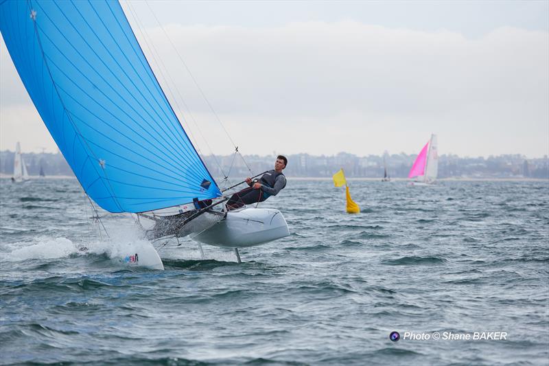 Top Gun Catamaran Regatta at Kurnell Catamaran Club, Botany Bay, Sydney photo copyright Shane Baker taken at Kurnell Catamaran Club and featuring the Formula 18 class