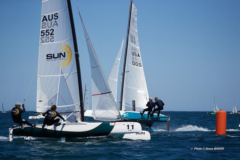 F18 National & World Championships 2026 photo copyright Shane Baker taken at Jervoise Bay Sailing Club and featuring the Formula 18 class