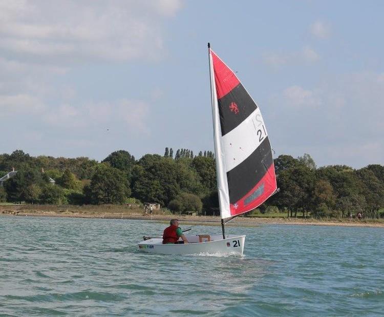 Winner Rob Greenhalgh during Bart's Bash at Hamble River Sailing Club- Rhiannon Flack photo copyright Rhiannon Flack taken at Hamble River Sailing Club and featuring the Foxer class